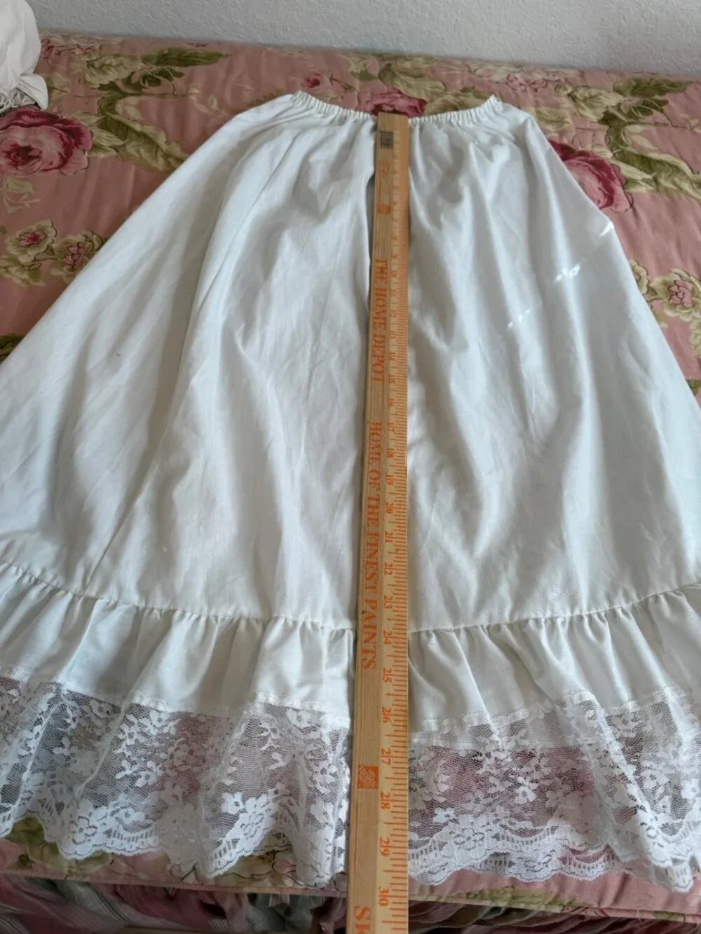 Vintage Avon Fashion Petticoat Lace Small Cottagecore fairy Feminine Prairie USA - Picture 6 of 6